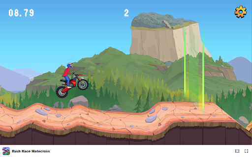Rush Race Motocross - Race across the Rocky Mountains at top speed! :: Experience thrilling motocross racing in Rush Race Motocross, a free offline Chrome extension!