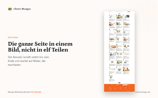Mango Marketing Booster :: LinkedIn-Text fett machen, markierten Text/die Seite an ChatGPT geben und die ganze Seite als Screenshot speichern.