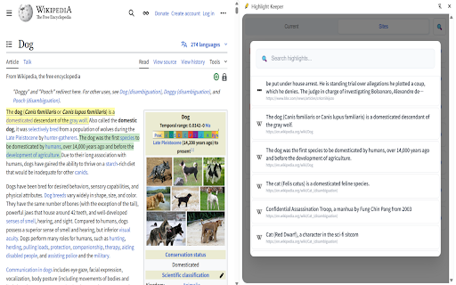 Highlight Keeper :: Highlight sentences on web pages and save notes