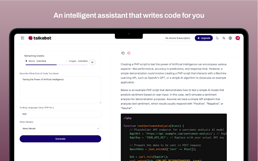 Talkabot - All In One AI Assistant for Everyone :: A versatile chatbot designed to assist with various tasks.