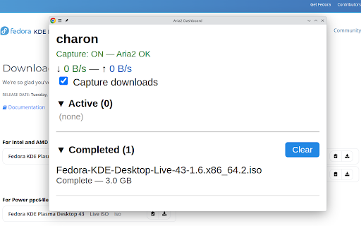 Aria2 Interceptor :: Intercepts Chrome downloads and sends them to Aria2 with a rename dialog and dashboard.
