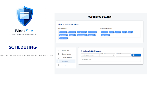 BlockSite Block Websites & WebSilence :: The ultimate site and keyword blocker for focus, productivity, and parental controls. Take back control of your digital world.
