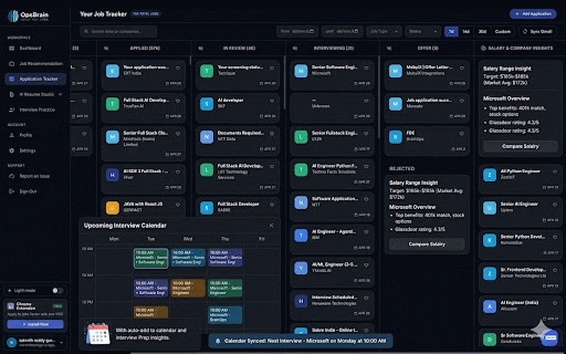 OpsBrain Autofill – Instant Job Applications, Job Match, AI Tailor Resume :: Fill job application forms with your resume data. Learns new questions and reuses answers.