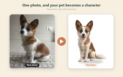 DeskPet — Always with you :: A tiny desk friend that lives in your active tab. It looks for you when you're away and nudges you to leave work on time.