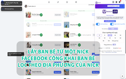 BOOKINGVN - Auto Lấy Bạn Người Khác trên facebook :: Kết bạn trong group, từ bài quảng cáo, theo tệp UID, bạn bè của người khác và khách hàng của đối thủ...