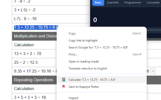 Floating Calculator Overlay Pro :: A draggable floating calculator that works on any webpage—instant calculations anywhere while browsing.
