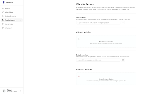 PromptPen :: AI-powered writing assistant