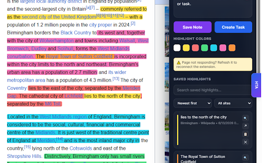 Highlight to Action :: Turn highlighted text into actions instantly — works on most web pages