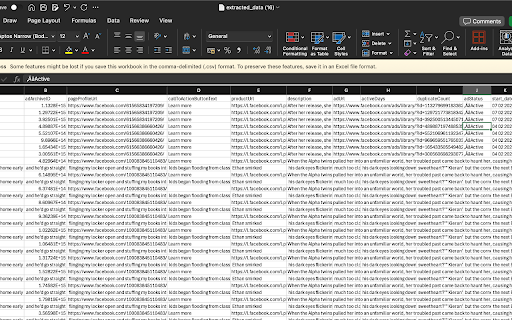 Ad Watcher :: Detects and logs POST requests to Facebook's GraphQL API that contain ad data.