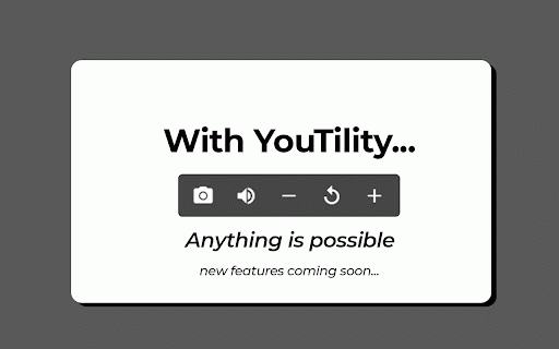 YouTility for YouTube™ :: Elevate Your YouTube Experience: More Tools, More Control, More Fun!