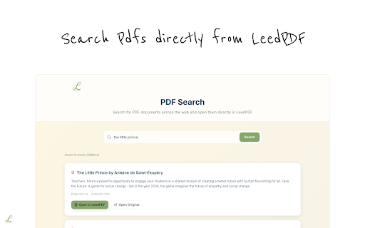 LeedPDF for Browser - Draw & Annotate PDFs for Free :: Automatically opens PDFs in LeedPDF desktop app or web version - smart redirect with fallback