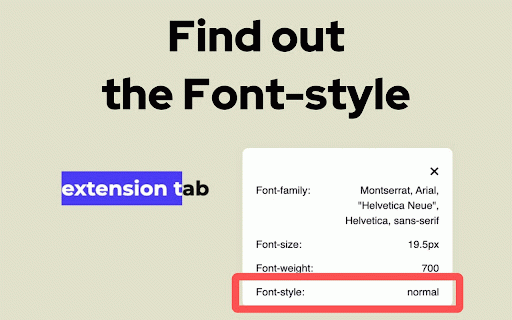 Font Identify :: Font Identify – simple font finder Chrome Extension. Instantly know type name & size on any tab. The easiest tool!
