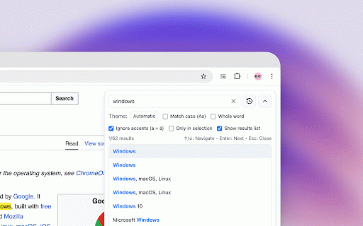 Sherloq - Enhanced Find on Page :: A better search experience than the default find on page