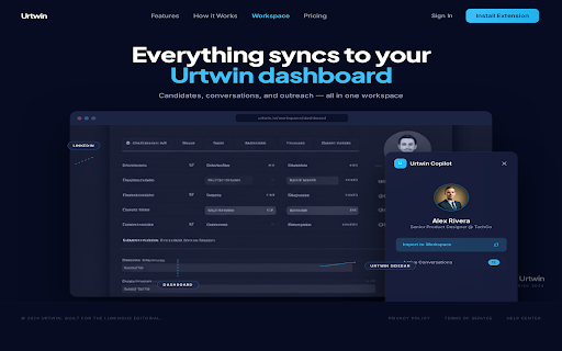 Urtwin :: AI assistant for Urtwin — AI agents, LinkedIn enrichment, and smart automation in your workspace.