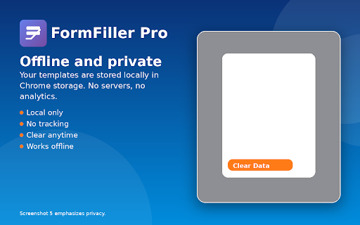 FormFiller Pro :: Auto-fill recurring form fields with smart templates and conditional logic