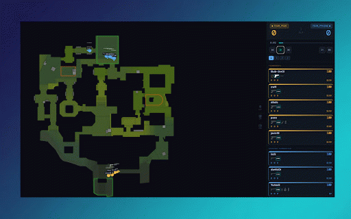 Aimzap :: Track CS2 ELO changes, view detailed match statistics, and watch demos in an interactive 2D viewer.
