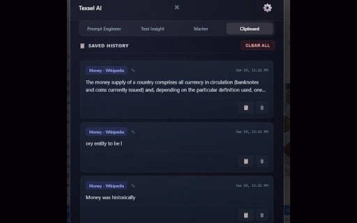 Texsel AI :: Elevate your writing with Texsel AI - The ultimate prompt engineering and text insight tool.