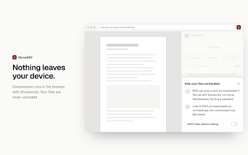 Shrink PDF Size :: Easily Shrink PDF Size of any document without compromising quality. Compress and reduce PDF documents securely with a few clicks.