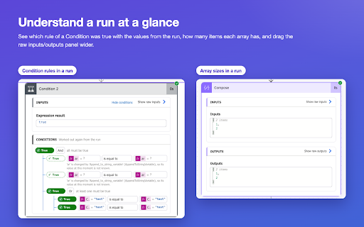 Power Automate UI Switcher :: Classic or modern Power Automate designer. In classic: a larger expression editor, action search and a list of all runs to filter.