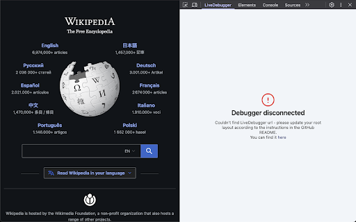 LiveDebugger DevTools :: Extension which allows running LiveDebugger inside DevTools