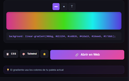 PaletaColor Pro :: Generador profesional de paletas de colores con armonías cromáticas, análisis de páginas y herramientas avanzadas