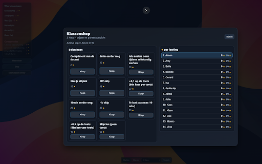 Teacher Assistant :: Lesson assistant with class management, lesson overlays, widgets and local simulations in a new tab.