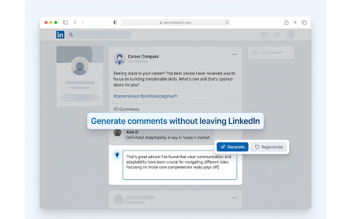 AI LinkedIn Post Generator & Scheduler :: AI LinkedIn post generator & scheduler. Write posts, auto-schedule publishing, generate comments, and learn your voice.
