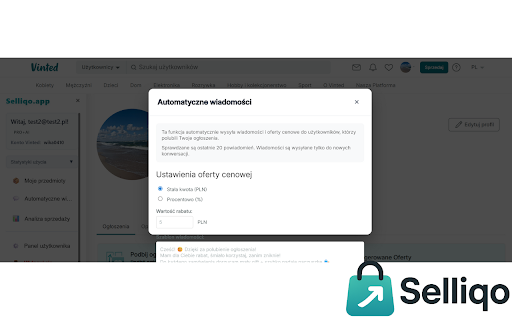 selliqo.app :: Automatyzuj swoją pracę na vinted z naszym narzędziem AI selliqo.app.