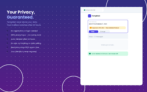 TempMail — Free Disposable Email :: Get a free temporary email address instantly. No registration, no spam. Protect your privacy with disposable email.