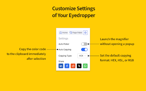 Color Picker - Eyedropper tool :: Hex Colour Selector, Image Colour Picker. Advanced Eyedropper to find colour codes on any page.