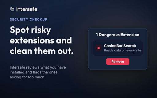 Intersafe - Scam & Malware Protection :: Real-time browser protection that stops scams, malicious scripts, fake verification pages, and social engineering attacks.