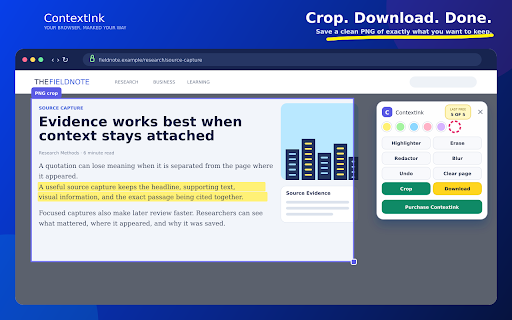 ContextInk :: See it. Highlight it. Keep it. ContextInk preserves what matters across the web so it’s ready when you need it again.