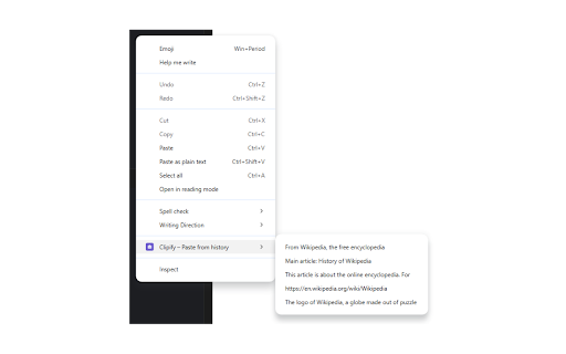 Clipify – Clipboard History :: Clipboard history manager with pinning, snippets, smart search, sync, and secure masking of sensitive data.
