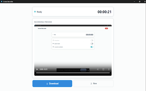 Screen Recorder – Unlimited, No Watermark :: Record your screen with no time limit and no watermark. Capture HD video with mic & system audio, export to MP4 instantly.