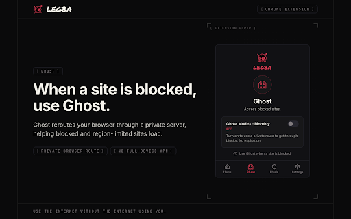 Legba :: Hackers can steal your data. Trackers can steal your privacy. Legba stops them both.