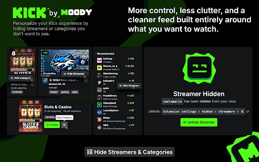 Kick by Moody | Upgrade Your Kick :: The features Kick should've launched on day one.