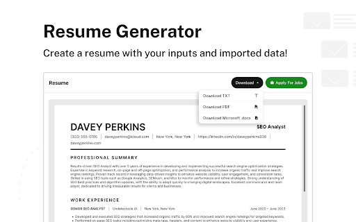 Undetectable’s Smart Applier :: ⚡ Need a Job Fast? Undetectable’s smart applier will do all the work for you.
Our AI won't take your job—it will get you one!…