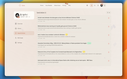 Reader Mode: Clean Article Reader - Aura :: One-click article cleaner. Removes ads, pop-ups, sidebars, paywalls. Clean text + focus sounds + RSVP. No account needed.