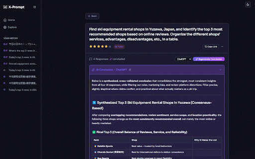 XPrompt - Multi-AI Prompt Runner: ChatGPT, Gemini, Claude, Grok :: Multi-LLM prompt runner without API keys. Send one prompt to ChatGPT, Gemini, Claude, Grok etc.