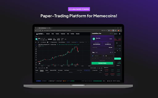 TradeFlow.fun :: The World's first Paper Trading platform for Memecoins! Paper trade memecoins on Axiom, BullX, Photon, and Dexscreener.