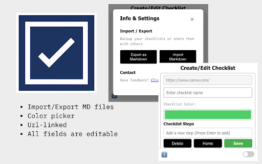 Reusable Checklists :: Reusable Checklists - Manage your tasks