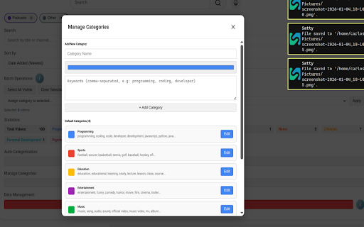 YouTube Watch Later Enhancer :: Enhance YouTube Watch Later playlist with grid view, auto-categorization, filtering, and more