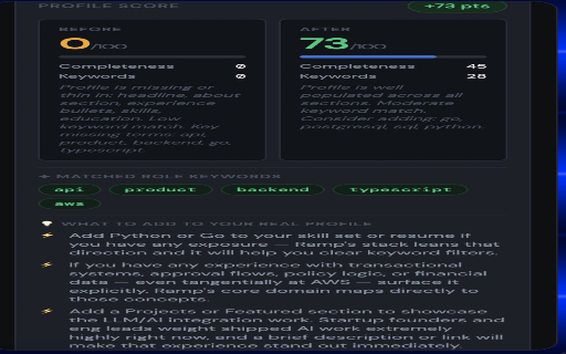 LinkedIn AI Profile Optimizer :: Optimizes LinkedIn profiles using Claude AI.