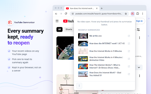 YouTube Summarizer: AI Video Summary & Transcript, Free, No API Key :: Free AI YouTube summaries and transcripts. Private on-device AI, or send to ChatGPT, Gemini or Claude. No API key, no sign-up.