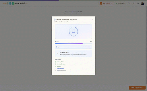 CloseADeal Assistant :: Extract contacts and generate personalized messages directly from LinkedIn and company websites