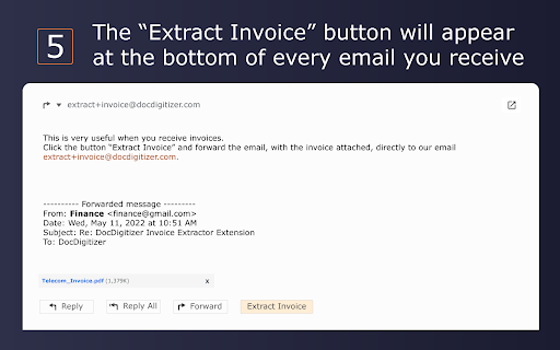 DocDigitizer Invoice Extractor :: Extracts detailed data from any Invoice with +99.99 accuracy. Supports PDFs and Photos.