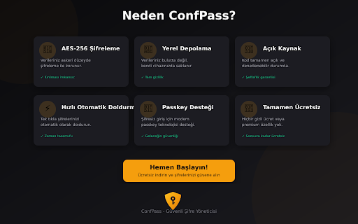 ConfPass :: ConfPass password manager — autofill and secure access