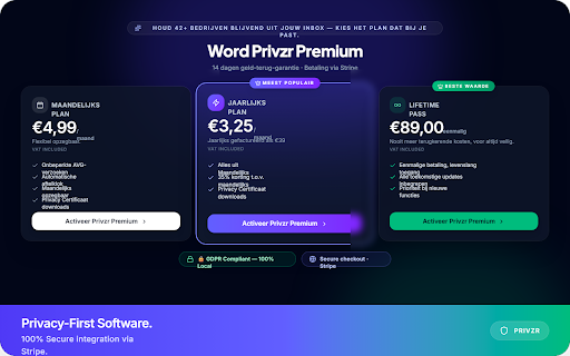 Privzr Inbox Scanner :: Scans locally which companies reach your inbox — Gmail, Outlook and Yahoo, fully automated. No emails leave your device.