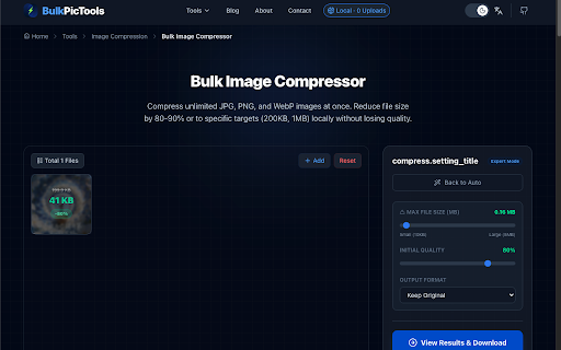 BulkPicBridge :: Send any web image to BulkPicTools in one hover-click. Works on Midjourney, Doubao, Unsplash, Google Drive & more.