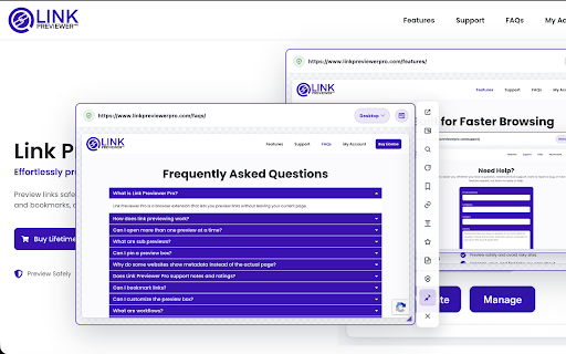 Link Previewer Pro :: Effortlessly preview links, hassle-free browsing